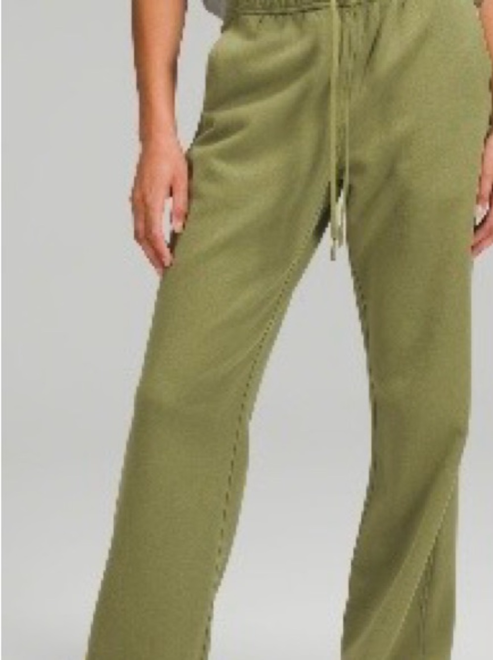 Lululemon Loungeful Straight Leg Pants in Bronze Green